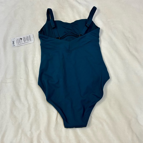 NWT Athleta Sculpted One-Piece Swimsuit Teal Size Small - Picture 4 of 10